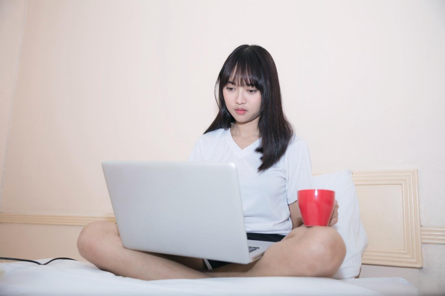 Security professional reviewing threat assessment on a screen